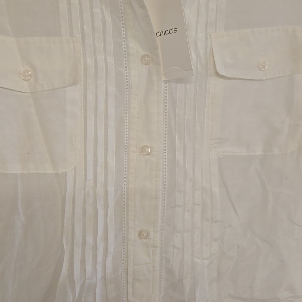Chico's Button Down Blouse NWT - image 4
